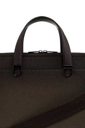 FERRAGAMO Leather briefcase "Trading"