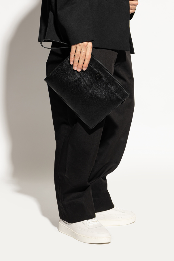 FERRAGAMO Bolso de mano de cuero