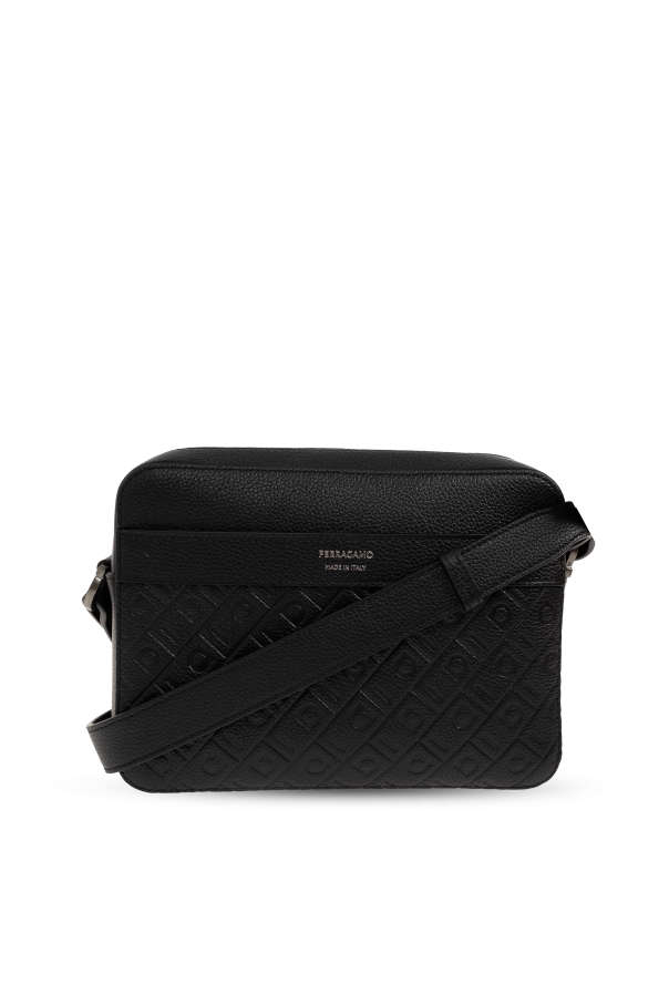 Leather bag with monogram od FERRAGAMO
