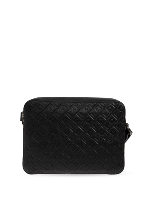 FERRAGAMO Mala de couro com monograma