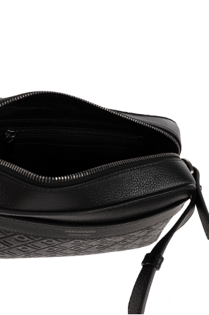 FERRAGAMO Mala de couro com monograma