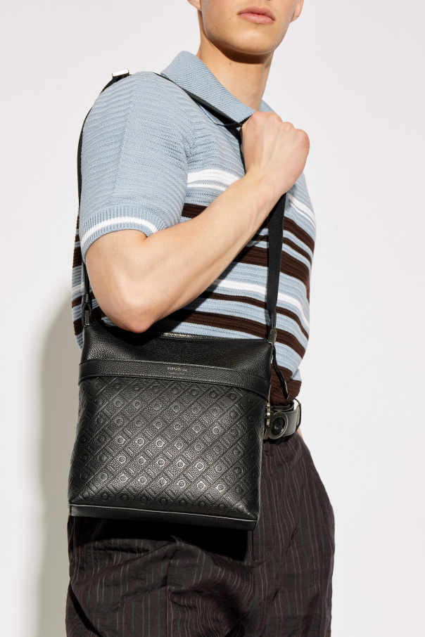 FERRAGAMO Leather bag with logo