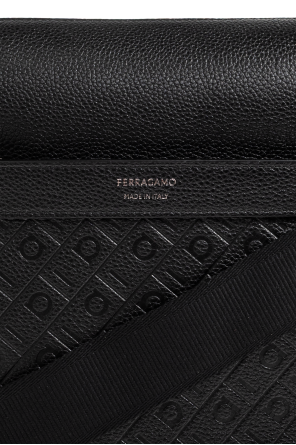 FERRAGAMO Leather bag with logo