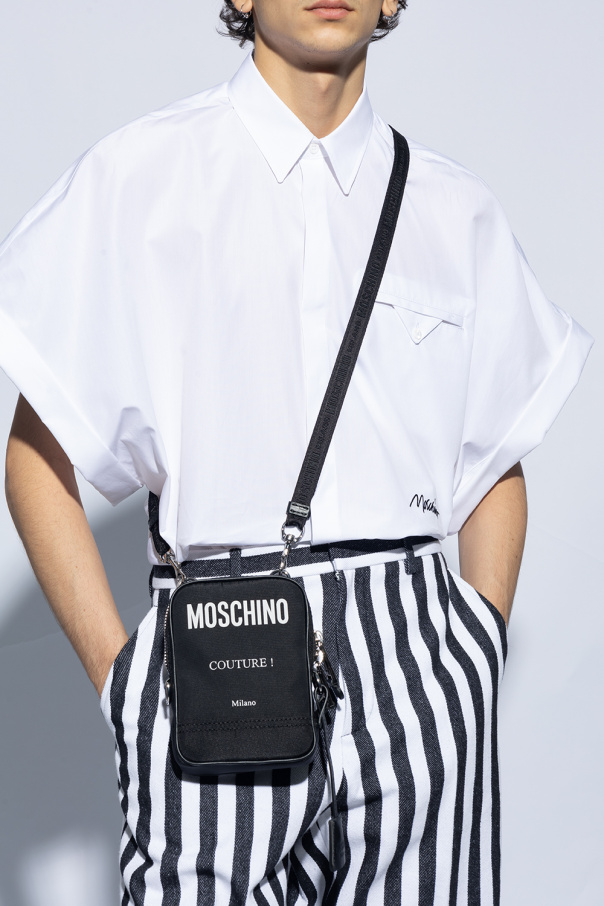 Moschino Shoulder Tassel bag with logo