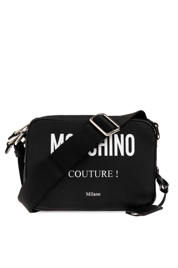staud scotty croc effect leather shoudler bag od Moschino