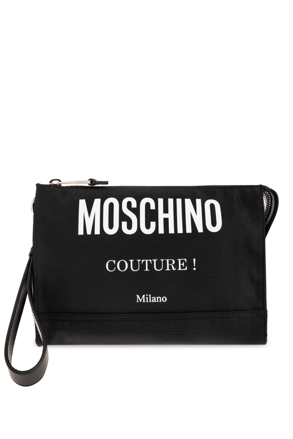 Logo-printed handbag od Moschino