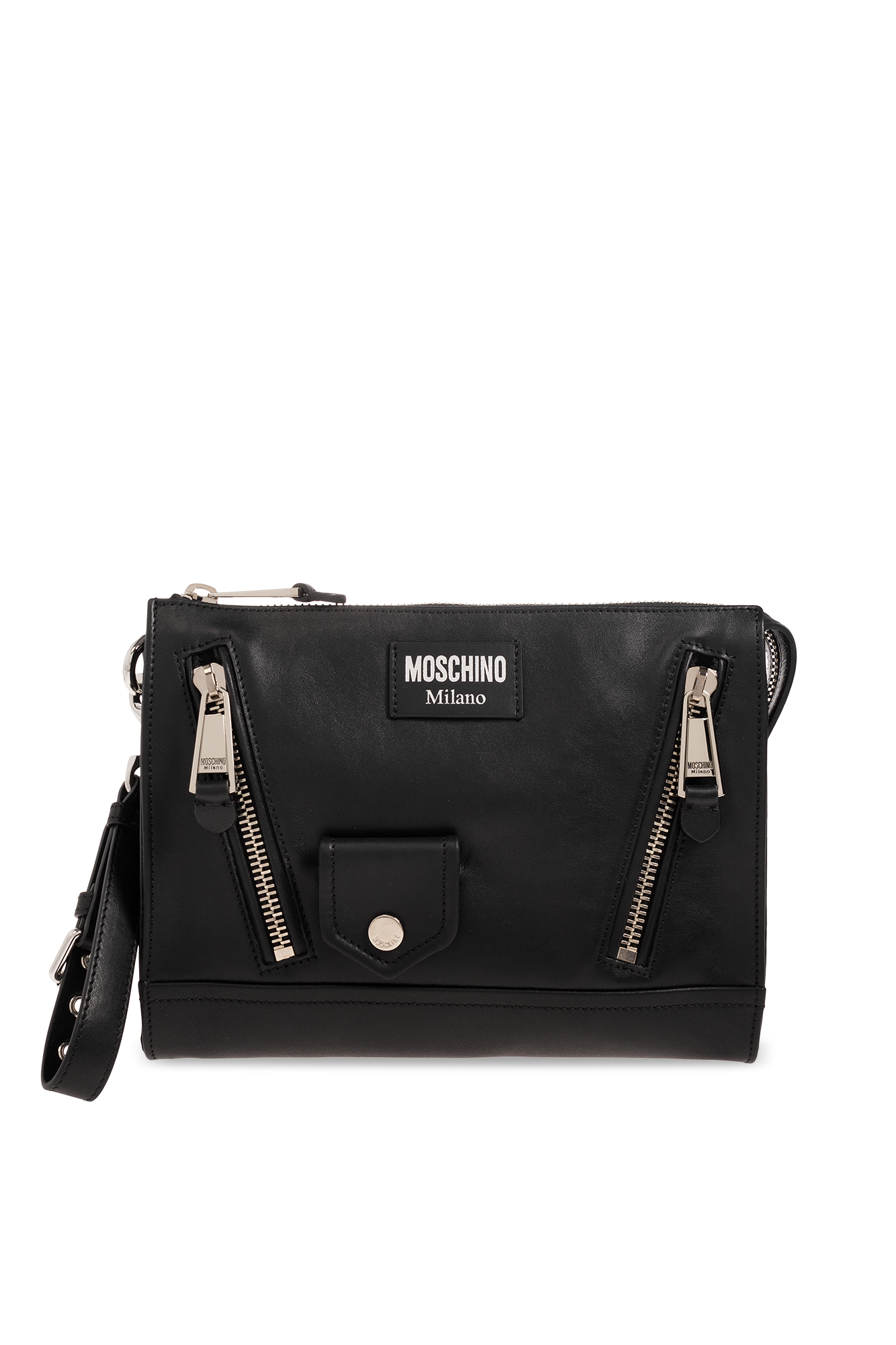 Black Handbag with logo Moschino - Vitkac Italy