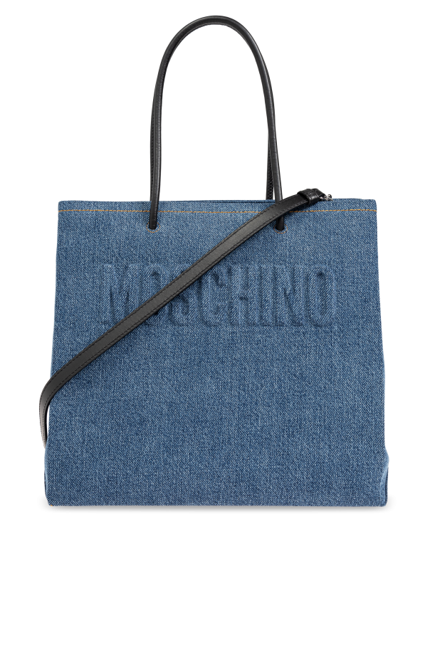 Moschino Jeansowa torba typu `shopper`