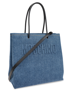 Moschino Jeansowa torba typu `shopper`