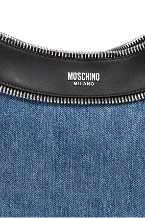 Moschino Jeansowa torba na ramię