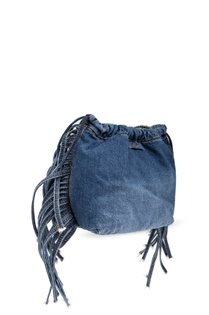 Moschino Jeansowa torba typu `bucket`