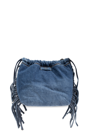 Moschino Jeansowa torba typu `bucket`