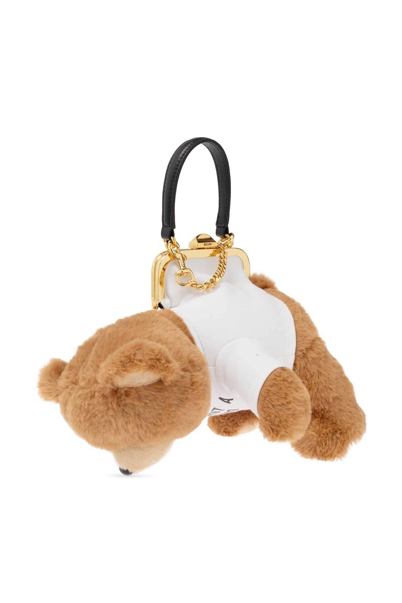 Beige Shoulder bag with bear motif Moschino - Vitkac GB