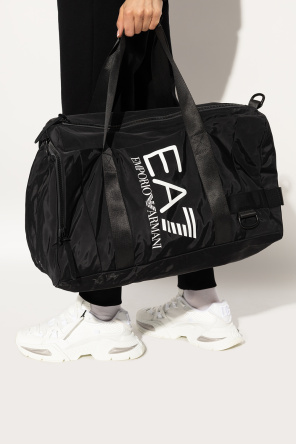 emporio Armani sweatpants black classic polo shirt od Armani sweatpants EA7 Sneakers bianche con logo ad aquila in rilievo