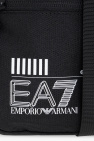 EA7 Emporio Armani BLACK ‘Sustainable’ collection shoulder bag