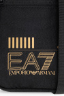 EA7 Emporio Armani BLACK ‘Sustainable’ collection shoulder bag