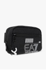 EA7 Emporio Armani BLACK ‘Sustainable’ collection shoulder bag
