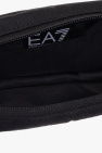 EA7 Emporio Armani BLACK ‘Sustainable’ collection shoulder bag