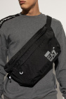 EA7 Emporio Armani BLACK Belt bag from the Sustainability collection
