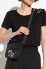 EA7 Emporio Armani BLACK ‘Sustainable’ collection shoulder bag