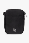 EA7 Emporio Armani BLACK ‘Sustainable’ collection shoulder bag