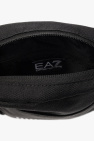 EA7 Emporio Armani BLACK ‘Sustainable’ collection shoulder bag