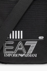 EA7 Emporio Armani BLACK ‘Sustainable’ collection shoulder bag