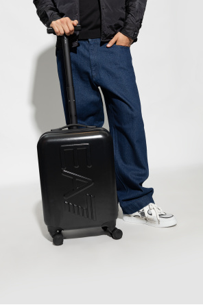Suitcase with logo od EA7 Emporio Armani