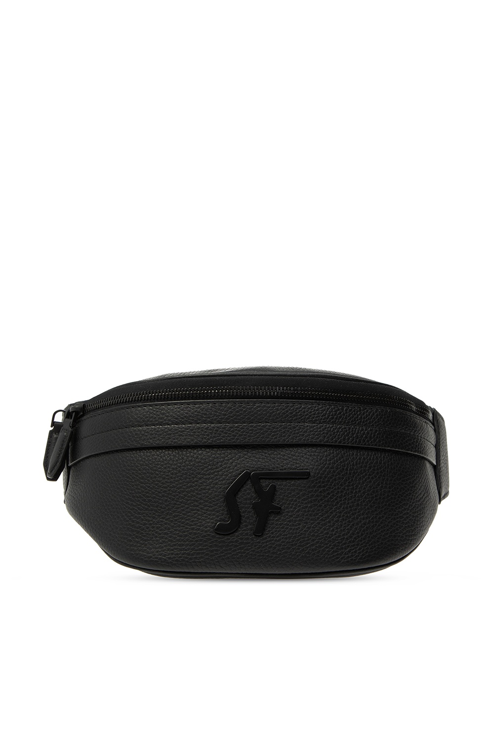 Firenze Hip Bag, Black Leather