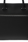 FERRAGAMO BLACK Briefcase with logo