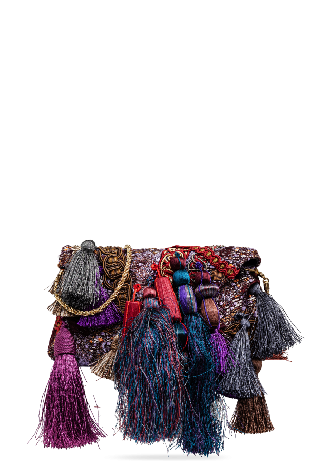 Clutch with fringes od Dries Van Noten