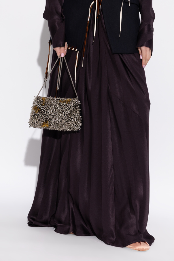 Dries Van Noten Clutch bag with appliqués