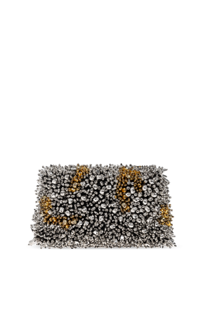 Dries Van Noten Clutch bag with appliqués