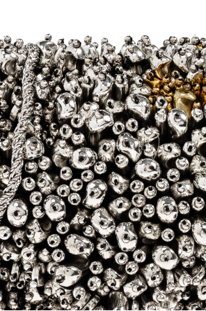 Dries Van Noten Clutch bag with appliqués