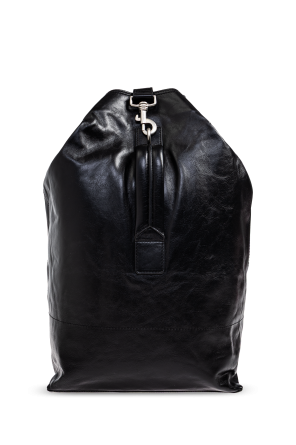 Leather backpack