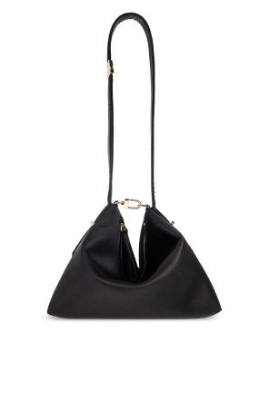 Satin shoulder bag