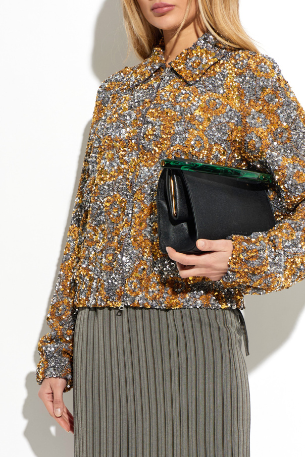 Dries Van Noten leather handbag