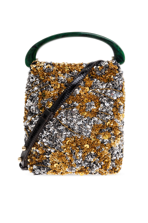 Handbag with shimmering sequins od Dries Van Noten