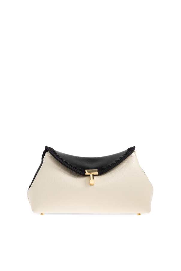‘T-Lock Mini’ leather clutch od TOTEME