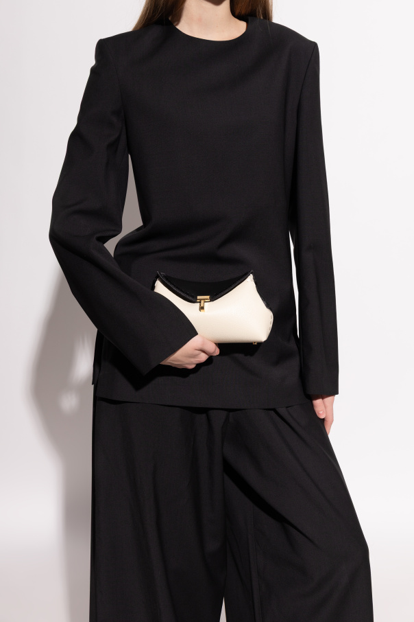 TOTEME Lederclutch ‘T-Lock Mini’