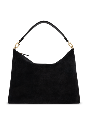 Wildleder-Umhängetasche