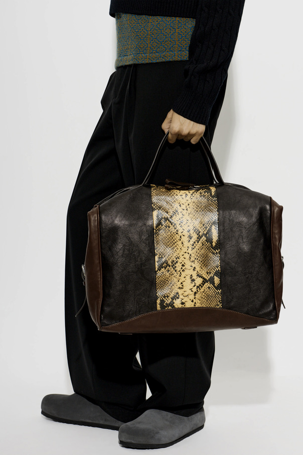 Dries Van Noten Skórzana torba