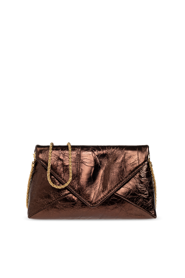 Leather bag with metallic finish od Dries Van Noten