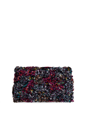 Dries Van Noten Clutch with Shimmering Appliqués