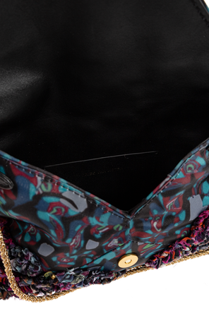 Dries Van Noten Clutch with Shimmering Appliqués