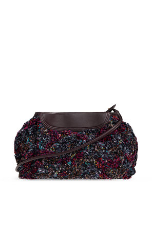 Bag with shimmering appliqués