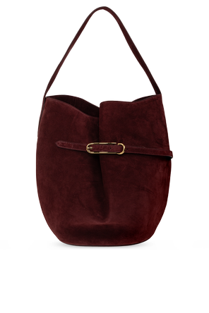 Suede ‘bucket’ bag