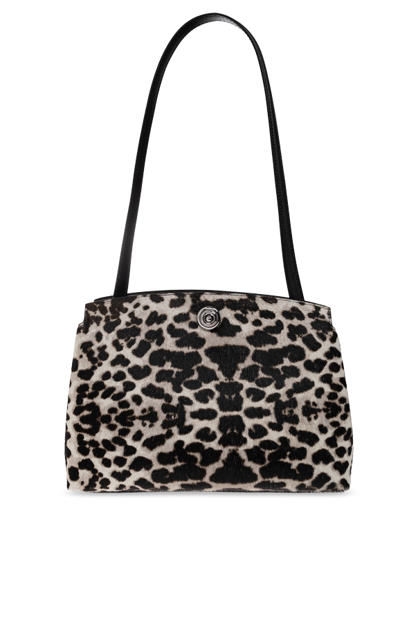 Leather ‘Pushlock’ bag with animal motif od Liffner