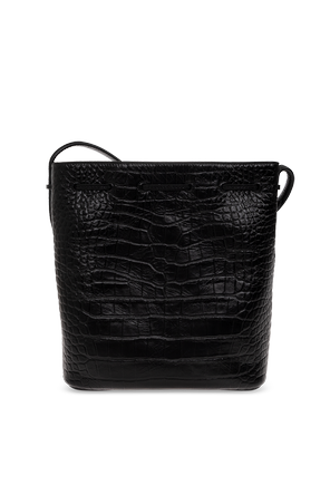 Liffner Bolso de cuero ‘Charm Bucket Small Black Croc’