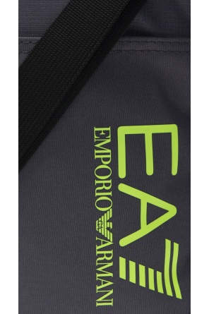 Emporio Armani logo - patch knitted cashmere beanie EA7 Emporio